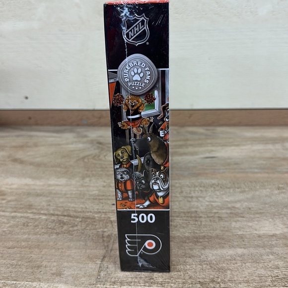 NEW NHL Philadelphia Flyers Purebred Fans 'A Real Nailbiter' Puzzle - 500pc - Picture 4 of 6
